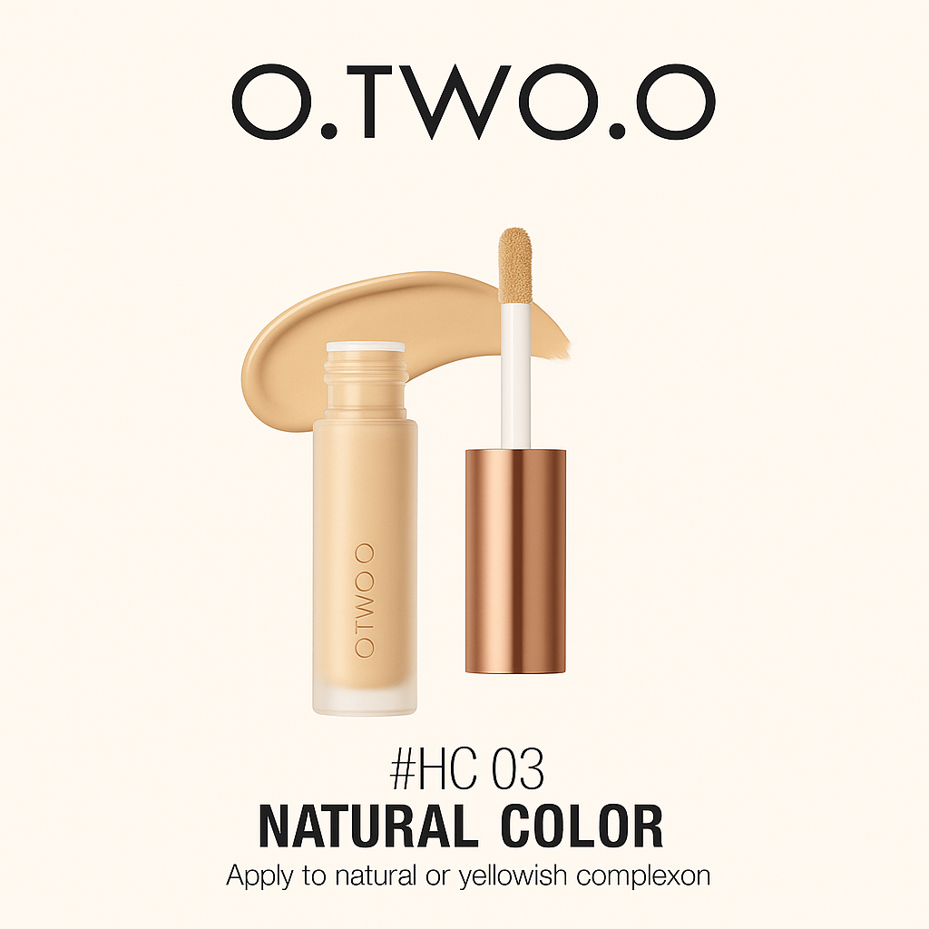 O.TWO.O Liquid Concealer Cream Waterproof Full Coverage Concealer