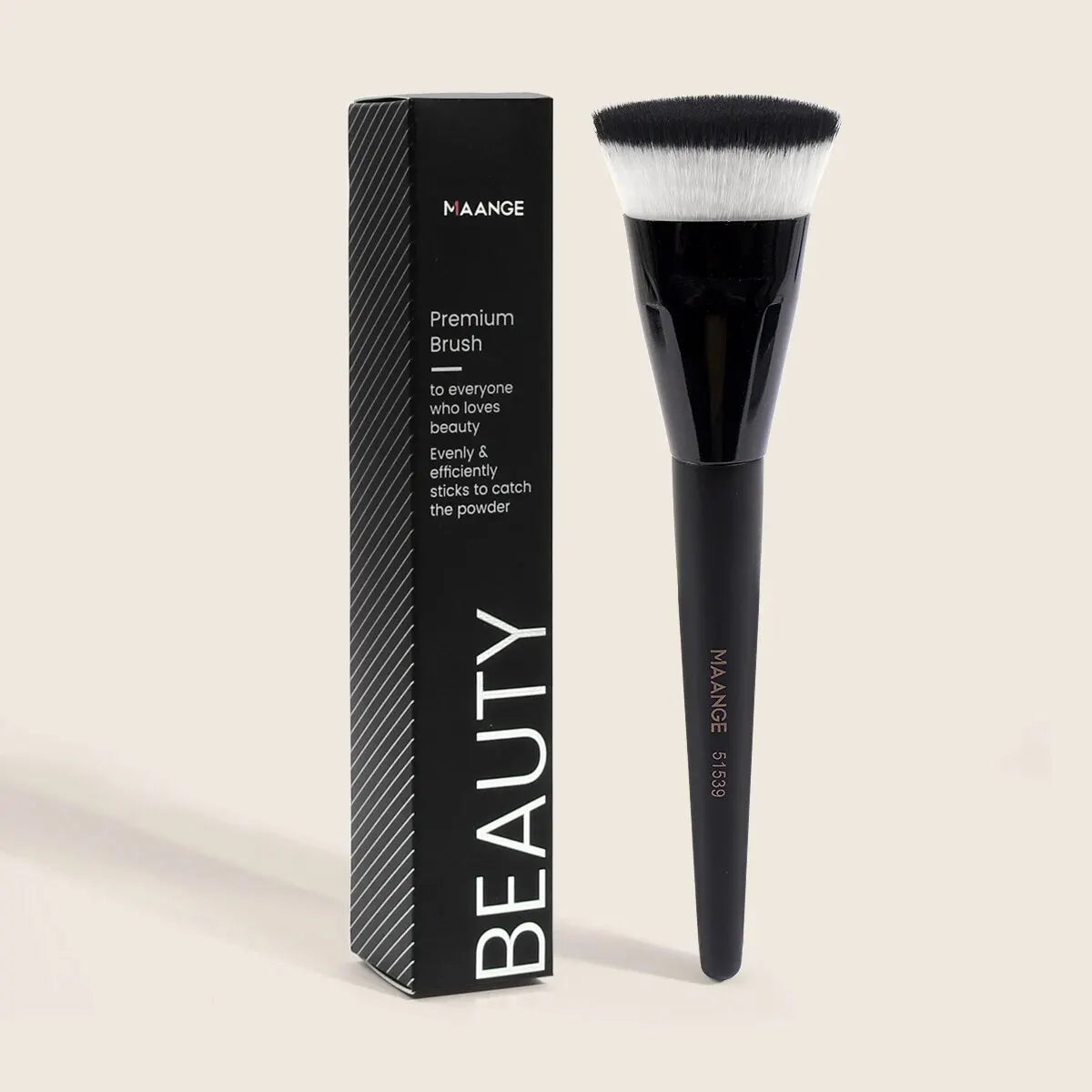 Pennello MAANGE Flat Round Foundation Brush
